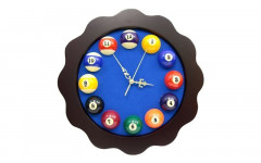 Часы FLOREUS, 39x39 см, синий