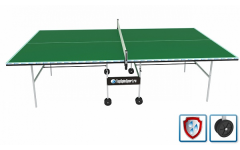 Всепогодный теннисный стол (усиленная модель) VIP+ (зеленый)